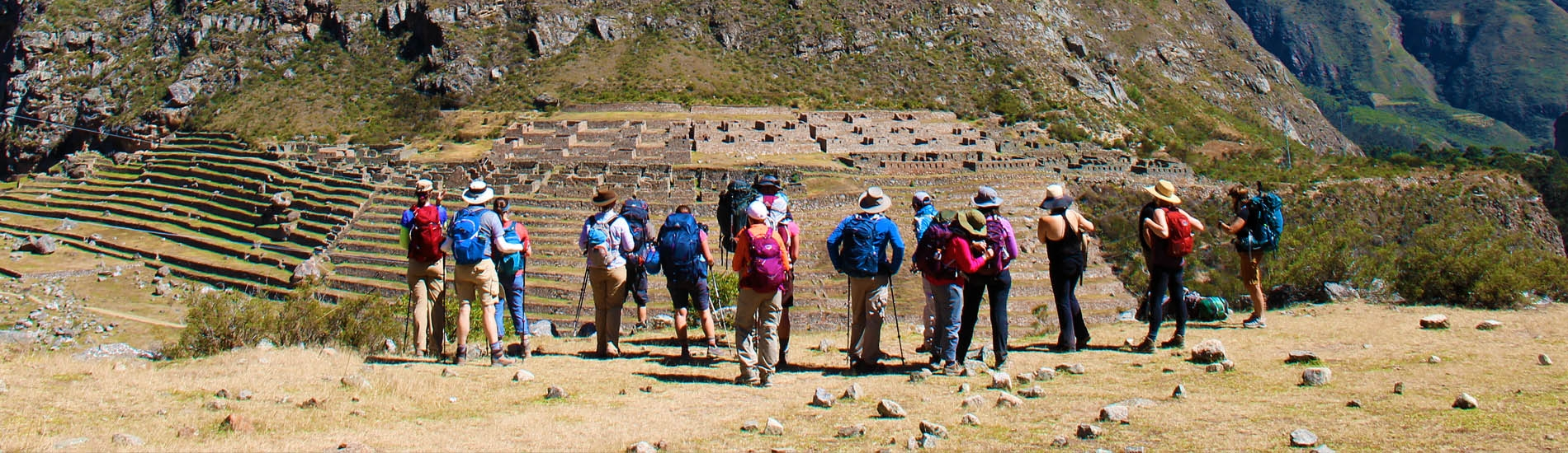 Llactapata ruins view